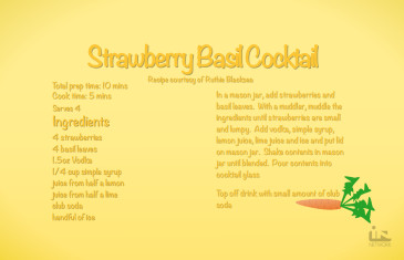 Strawberry Basil Cocktail