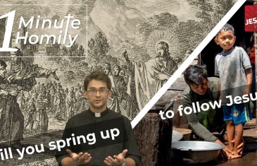 Springing up to follow Jesus | One-Minute Homily